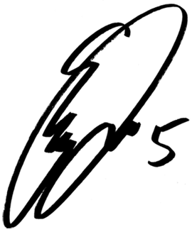 選手サインを紹介しています