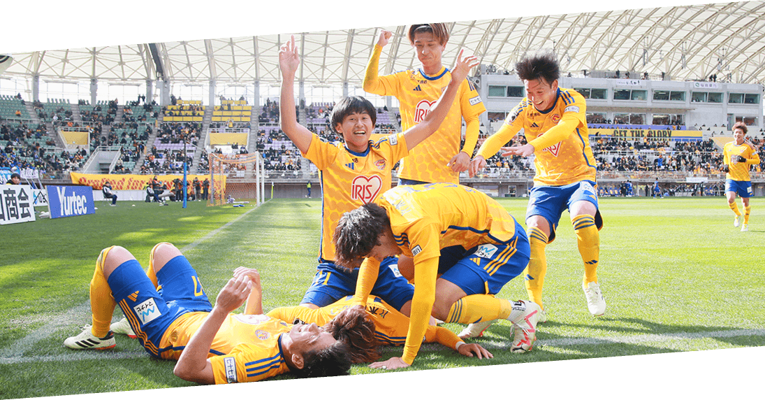 試合中写真