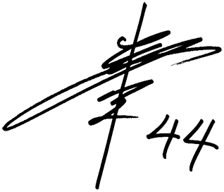 選手サインを紹介しています